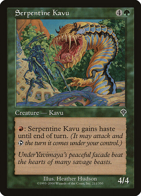 Serpentine Kavu — art by Heather Hudson