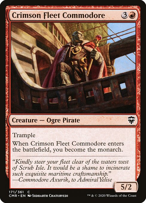 Crimson Fleet Commodore — art by Sidharth Chaturvedi