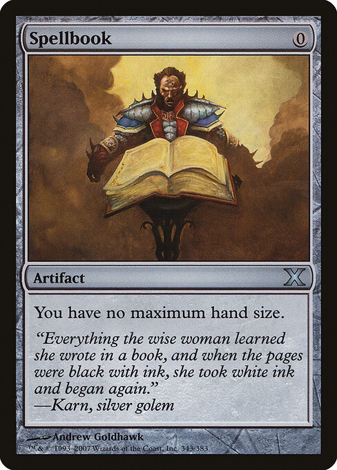 Spellbook — art by Andrew Goldhawk