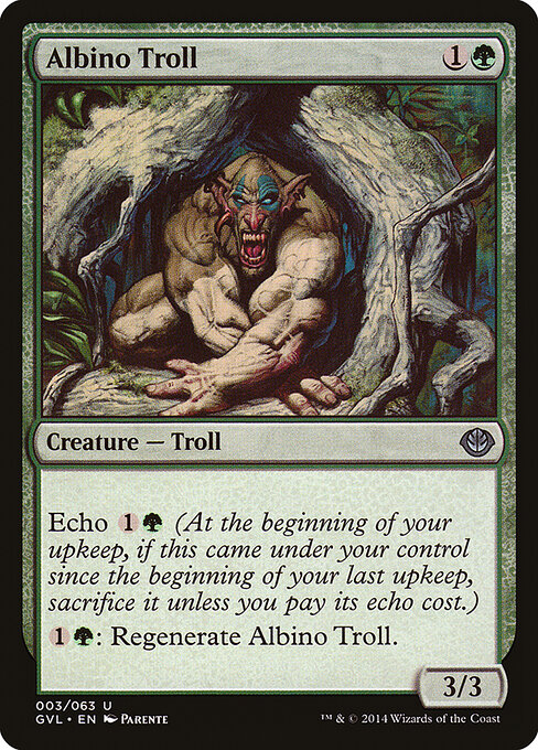 Albino Troll — art by Paolo Parente