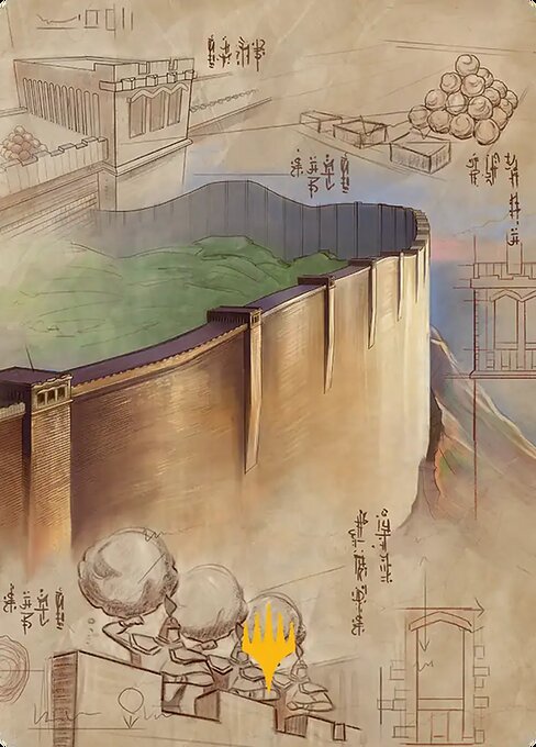 The Walls of Ba Sing Se // The Walls of Ba Sing Se — art by Ben Hill