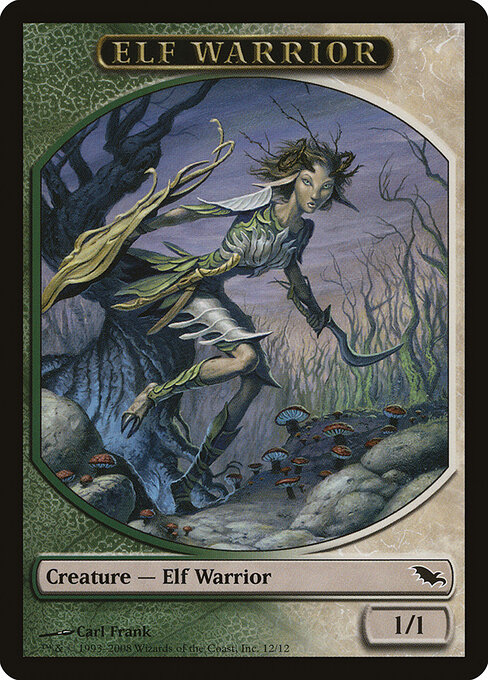 Elf Warrior — art by Carl Frank