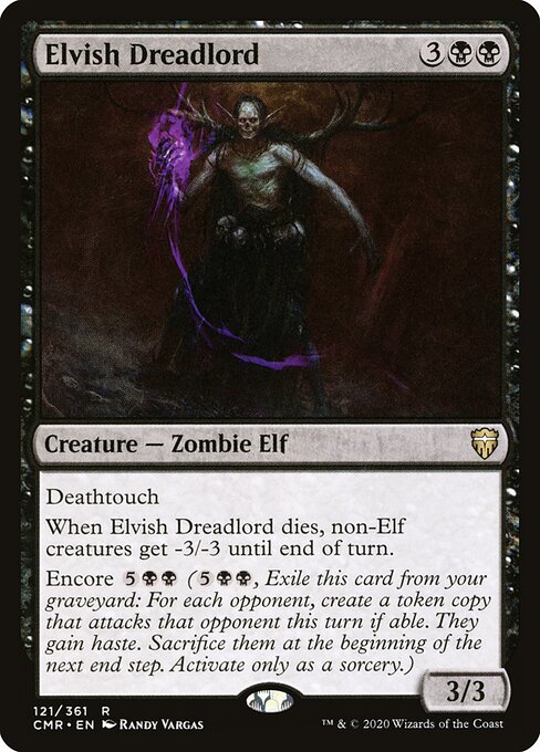 Elvish Dreadlord — art by Randy Vargas