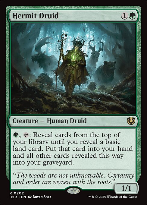 Hermit Druid — art by Bryan Sola