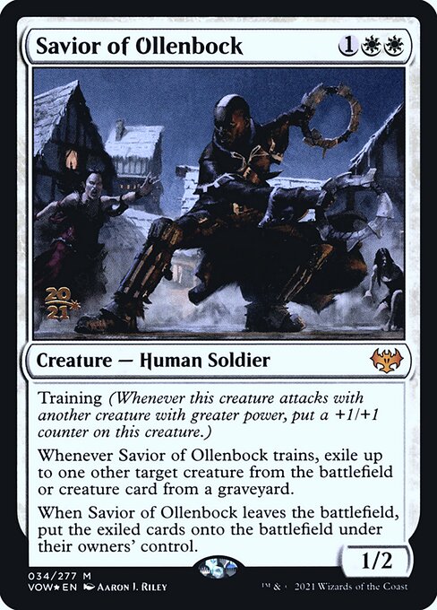 Savior of Ollenbock — art by Aaron J. Riley