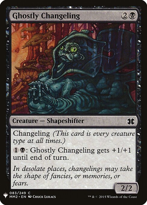 Ghostly Changeling — art by Chuck Lukacs