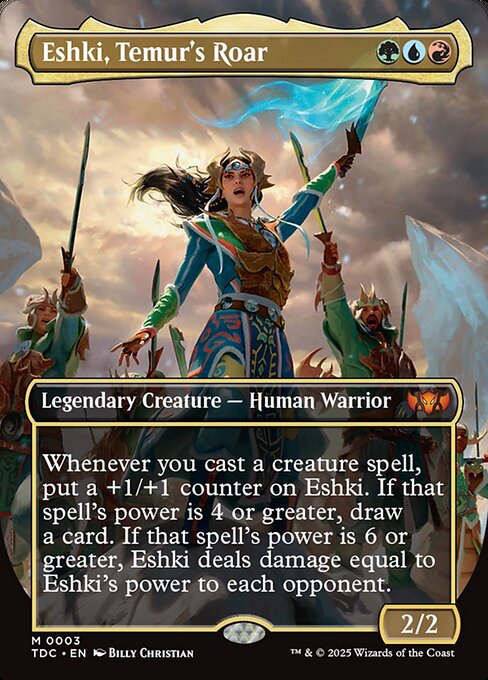 Eshki, Temur's Roar — art by Billy Christian