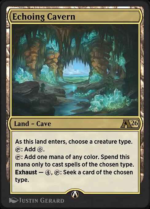 Echoing Cavern — art by Justin Gerard