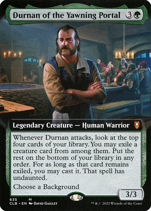 Durnan of the Yawning Portal — art by David Gaillet