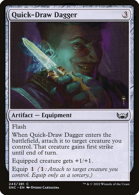 Quick-Draw Dagger — art by Ovidio Cartagena