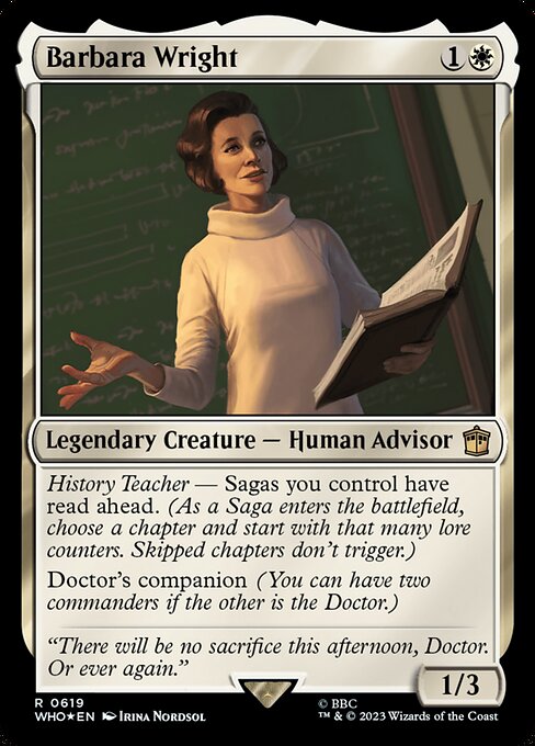 Barbara Wright — art by Irina Nordsol
