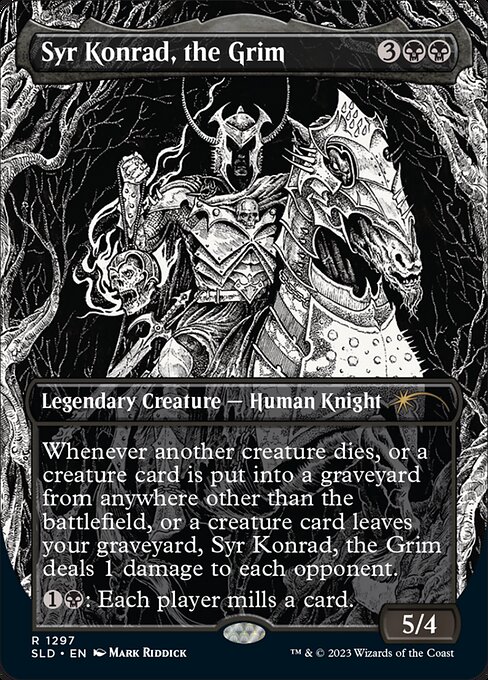 Syr Konrad, the Grim — art by Mark Riddick