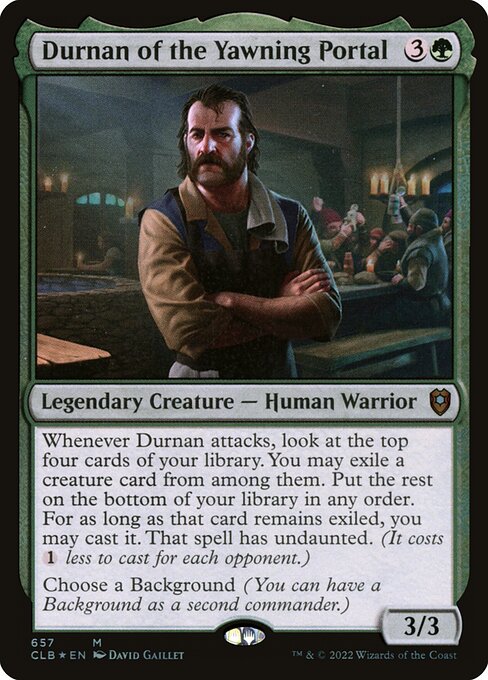 Durnan of the Yawning Portal — art by David Gaillet