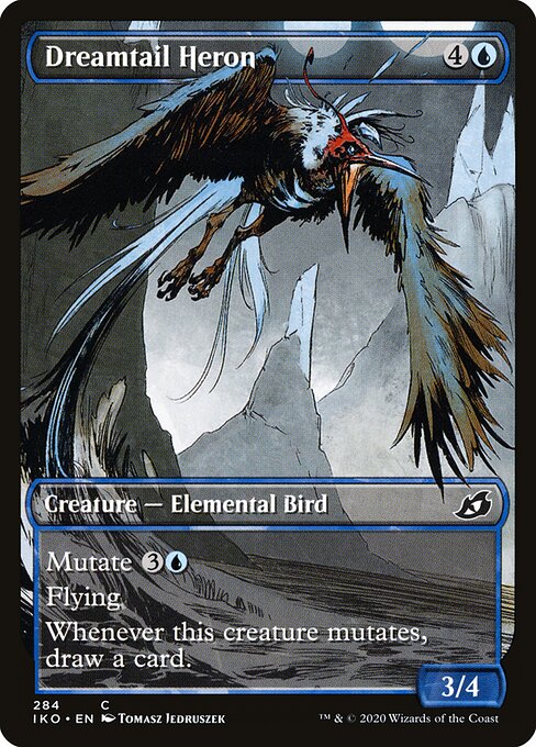 Dreamtail Heron — art by Tomasz Jedruszek