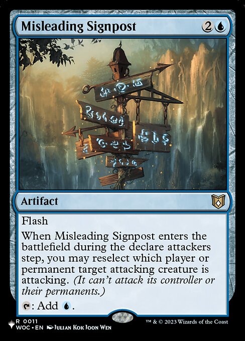 Misleading Signpost — art by Julian Kok Joon Wen