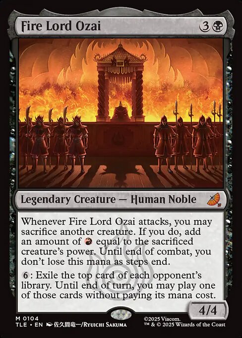Fire Lord Ozai — art by Ryuichi Sakuma