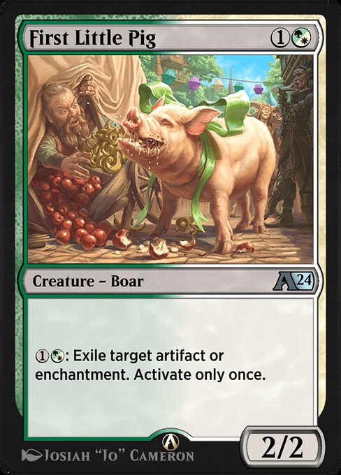 First Little Pig — art by Josiah "Jo" Cameron