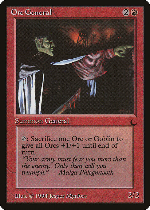 Orc General — art by Jesper Myrfors