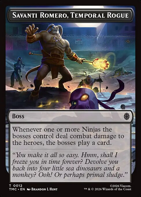Savanti Romero, Temporal Rogue — art by Brandon L. Hunt