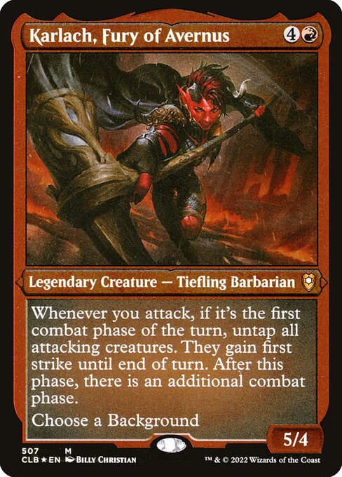 Karlach, Fury of Avernus — art by Billy Christian