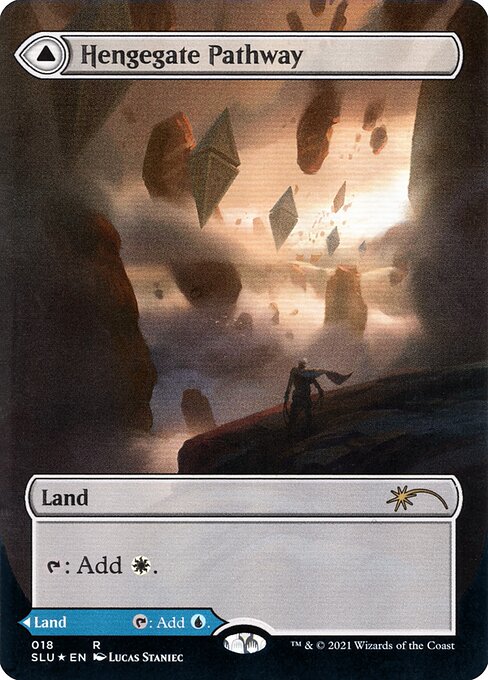 Hengegate Pathway // Mistgate Pathway — art by Lucas Staniec