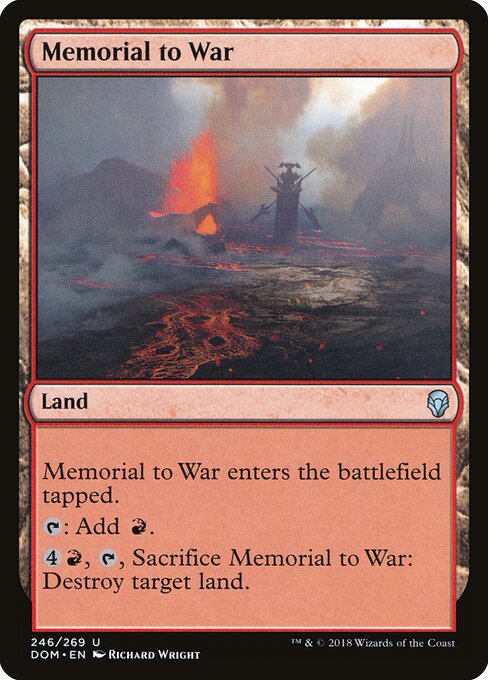 Memorial to War — art by Richard Wright
