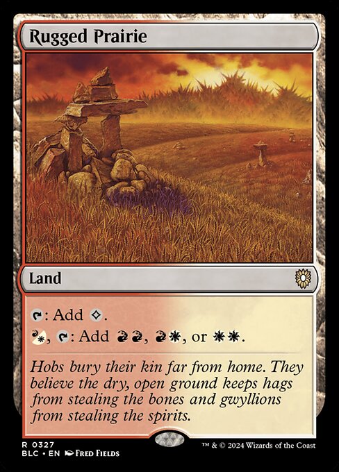 Rugged Prairie — art by Fred Fields