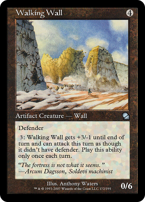 Walking Wall — art by Anthony S. Waters