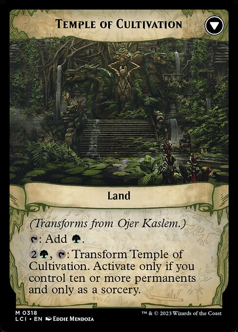 Ojer Kaslem, Deepest Growth // Temple of Cultivation — art by Eddie Mendoza