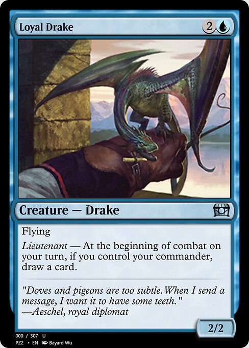 Loyal Drake — art by Bayard Wu