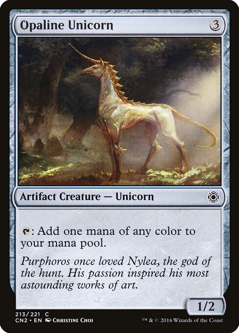 Opaline Unicorn — art by Christine Choi