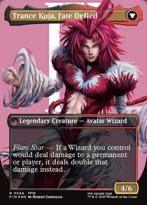 Kuja, Genome Sorcerer // Trance Kuja, Fate Defied — art by Robert Cornelius