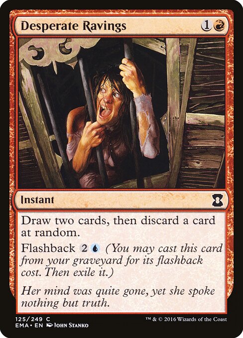Desperate Ravings — art by John Stanko
