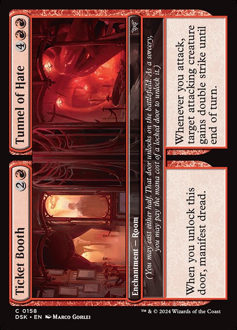 Ticket Booth // Tunnel of Hate — art by Marco Gorlei