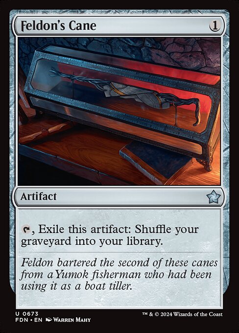 Feldon's Cane — art by Warren Mahy