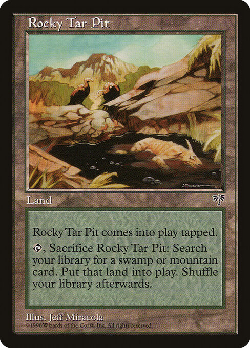 Rocky Tar Pit — art by Jeff Miracola