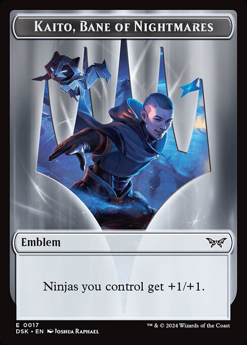 Kaito, Bane of Nightmares Emblem — art by Joshua Raphael