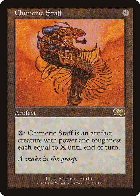 Chimeric Staff — art by Michael Sutfin