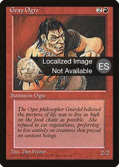 Gray Ogre — art by Dan Frazier