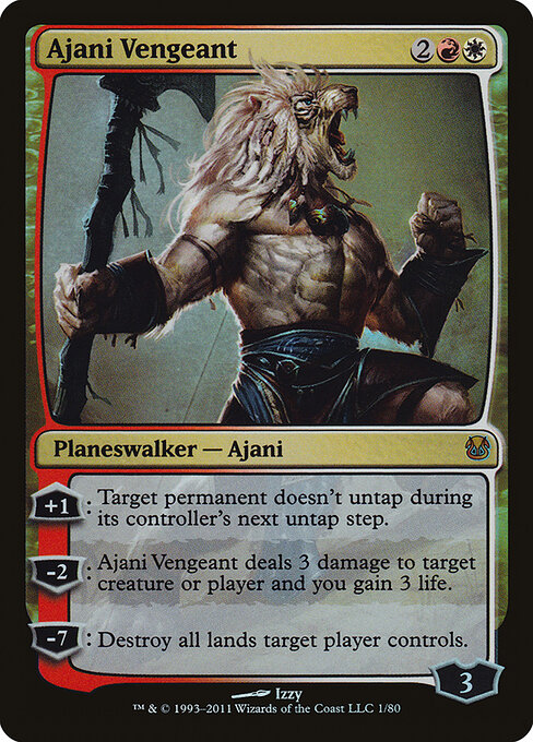 Ajani Vengeant — art by Izzy
