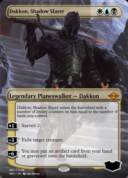Dakkon, Shadow Slayer — art by Jake Murray