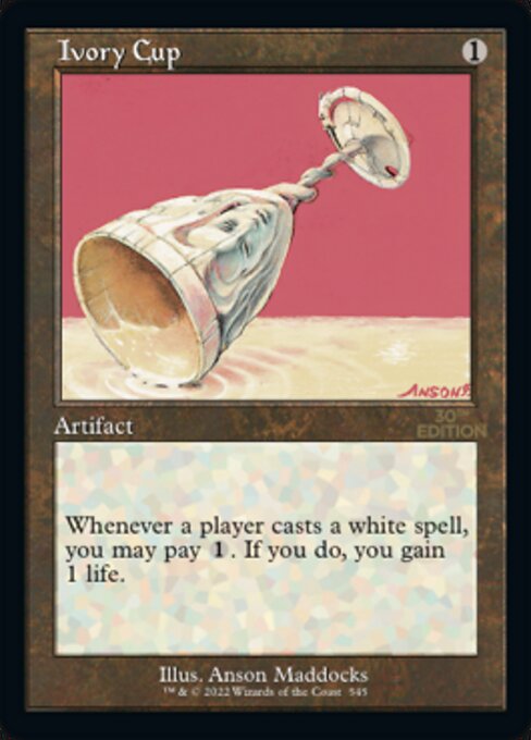 Ivory Cup — art by Anson Maddocks