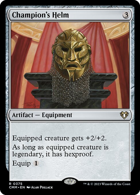 Champion's Helm — art by Alan Pollack