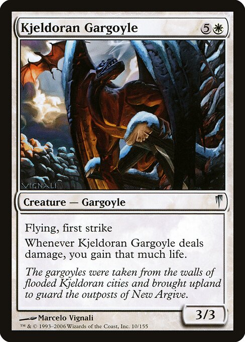 Kjeldoran Gargoyle — art by Marcelo Vignali