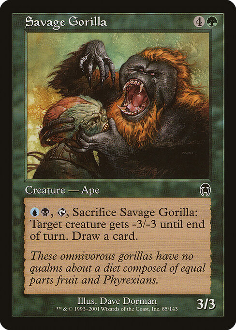 Savage Gorilla — art by Dave Dorman