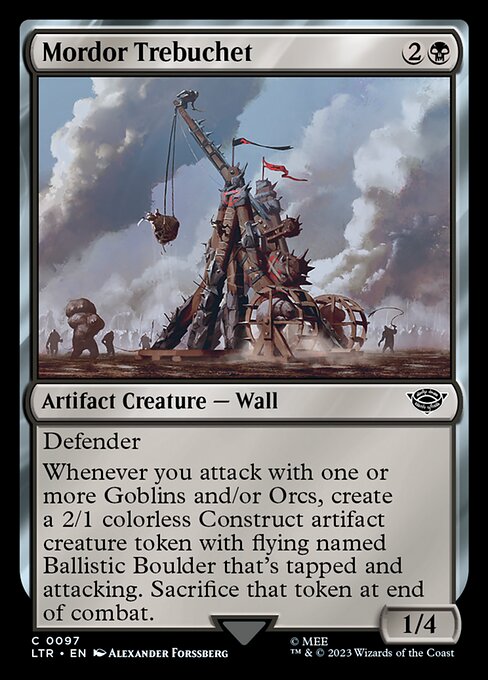 Mordor Trebuchet — art by Alexander Forssberg