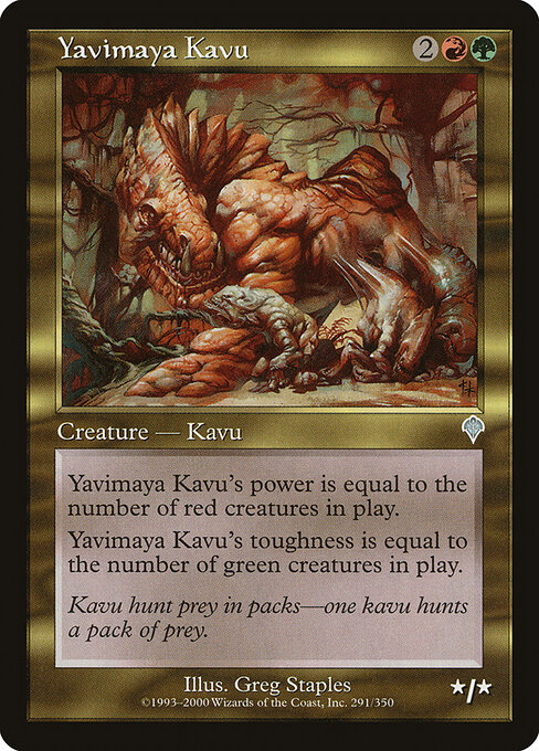 Yavimaya Kavu — art by Greg Staples
