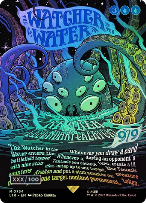The Watcher in the Water — art by Pedro Correa