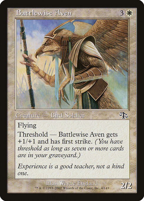 Battlewise Aven — art by Wayne England