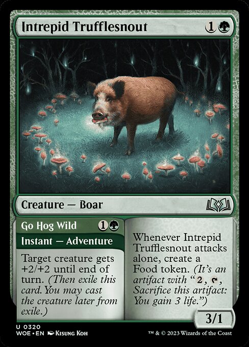 Intrepid Trufflesnout // Go Hog Wild — art by Kisung Koh